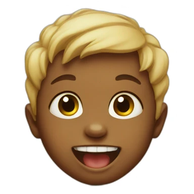 Baby with one teeth sticker