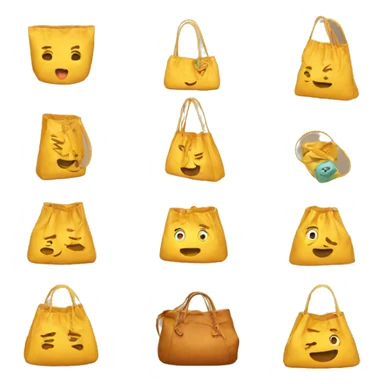 Bag emotions  sticker