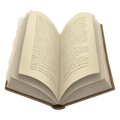 open-book with the pages shaped like wave sticker