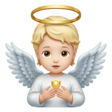 baby angel sticker