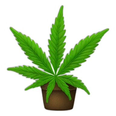 cannabis-plant sticker