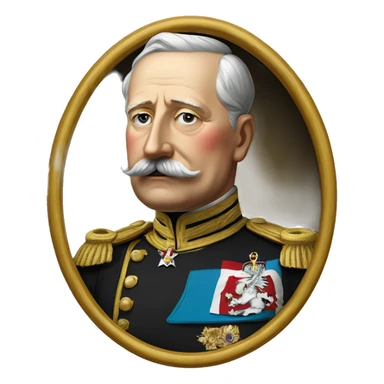 german emperor Wilhelm II sticker