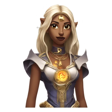 "Technomancy is the use of magic or mystical powers to control and manipulate technology” + "It's kind of like cyberpunk magic or how in some games, characters hack into systems using magic." 🖥️⚡🧙‍♂️ Make a ancient vampire technomancy goddess sticker