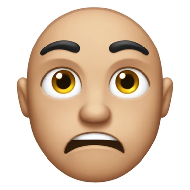 Annoyed rolling eyes emoji sticker