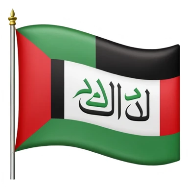 Iraqi baathist sadam flag sticker