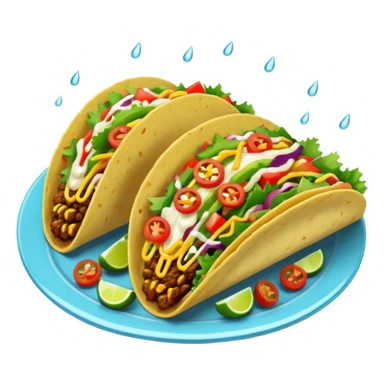 it's raining tacos sticker