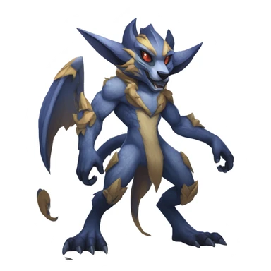 Anthro cool edgy Vernid-WickerBeast-Protogen-Primagen-Fakémon Full Body sticker