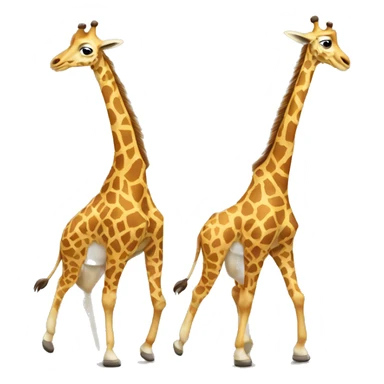 girafe qui danse sticker