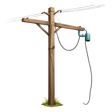 Telephone Pole sticker