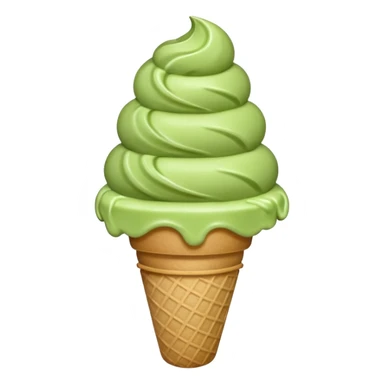 heart ice cream matcha sticker
