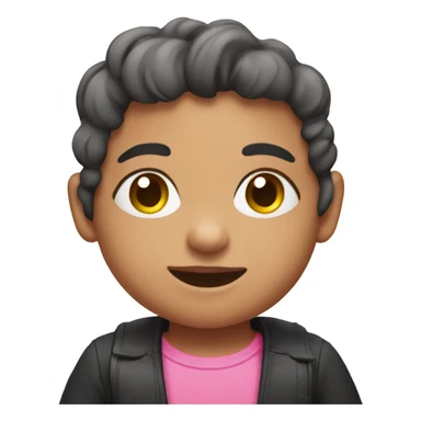 Pink toddler craft  sticker