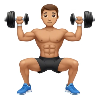 guy lying dumbbell flyes sticker