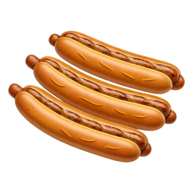 short romanian sausages with mustard sticker