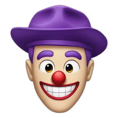 Joker with cap  sticker