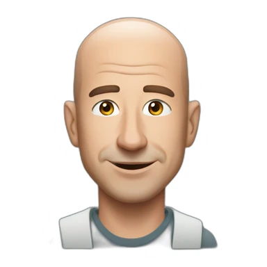 Jeff bezos en el espacio sticker