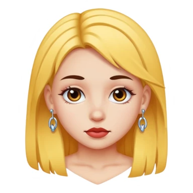 girl with piercing  sticker