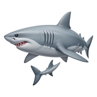 Shark with legs and nikes  sticker
