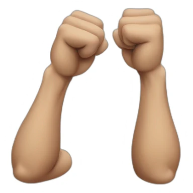 two biceps same arm sticker