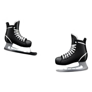 An icon featuring close-up shots of key hockey equipment: a hockey stick, puck, and skates. The background shows a packed stadium with cheering fans, bright arena lights, and an icy rink. Transparent background highlights the essentials of the game and the thrill of the sport. sticker