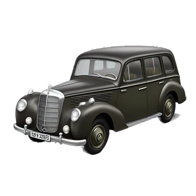  The Dark Knights 1943 WW2 Mercedes German Staff Officer’s 4-door Car sticker