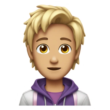 Dabo Sweeney dressed as an anime girl sticker