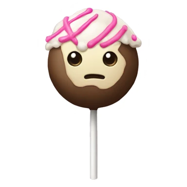 Cake pop sticker