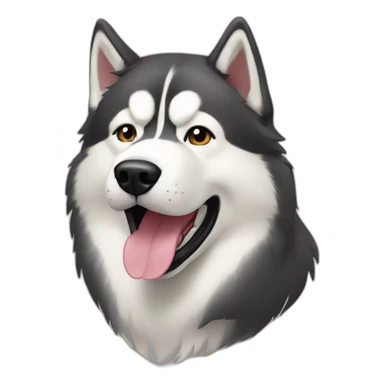 Malamute sticker