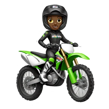 motocross women sticker