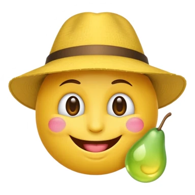 Emoji souriant Avec goutte de sueur anniversaire sticker