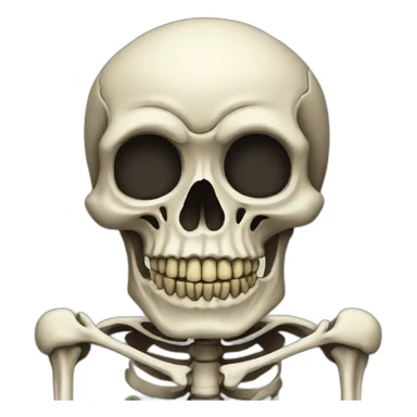 skeleton take the l sticker