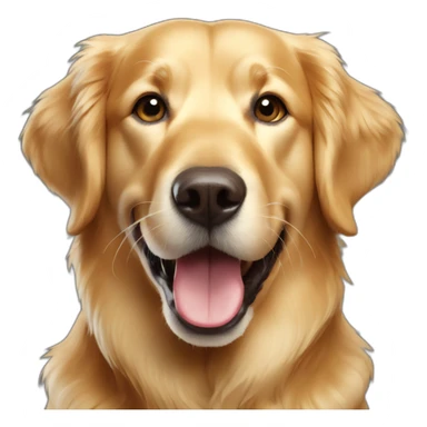 golden-retriever-happy sticker