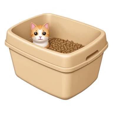 cat litter box sticker