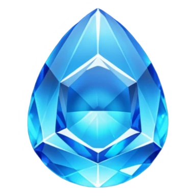 Magic blue gem VFX sticker
