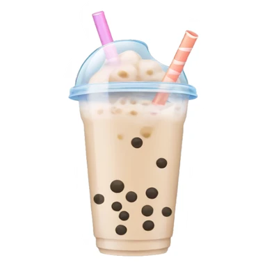 Bubble tea sticker