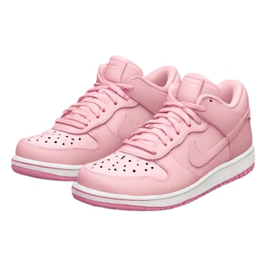 Light pink Nike shoes sticker