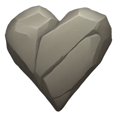 Heart of stone sticker