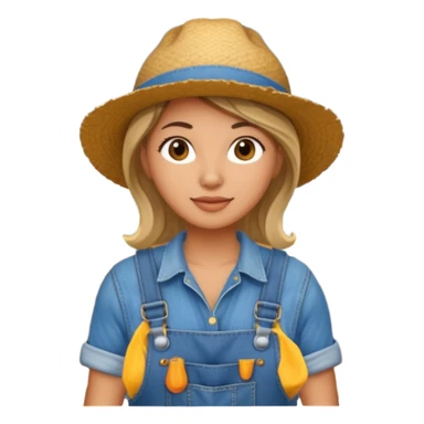 women farmer sticker