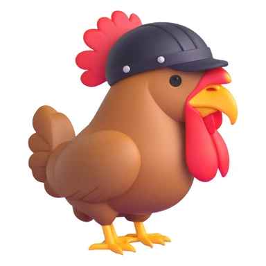 chicken jockey sticker