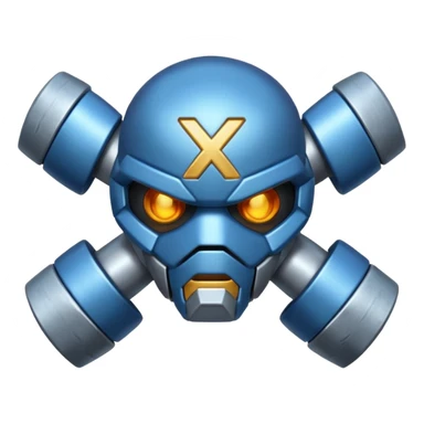 Haz un emoji del Pokémon metagross, hazlo parecido a la imagen sticker