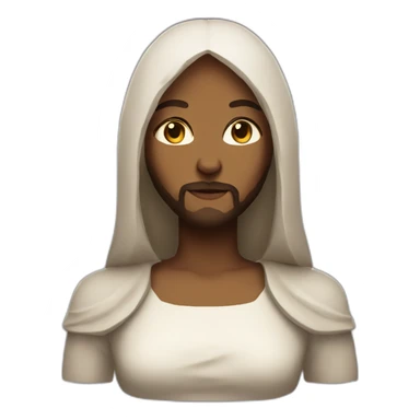 jesus catgirl sticker