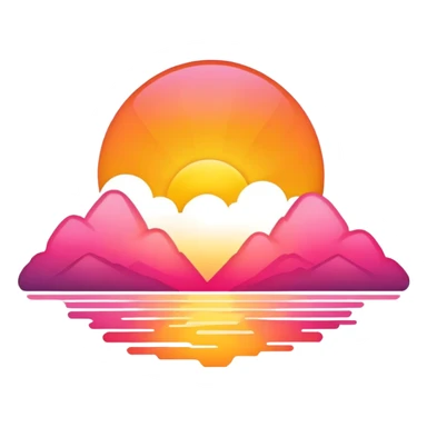 Sunrises  sticker