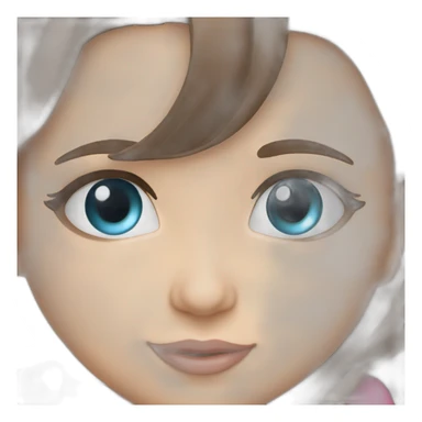 Nancy Ajram with her daughter bleu eyes sticker