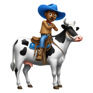 Cow-boy bleu sticker