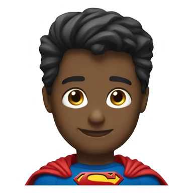 superman with latter U sticker