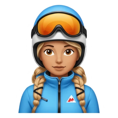 Woman Skiing, Matterhorn sticker