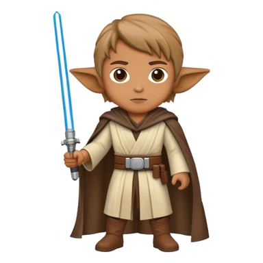 Jedi outfit fullbody sticker