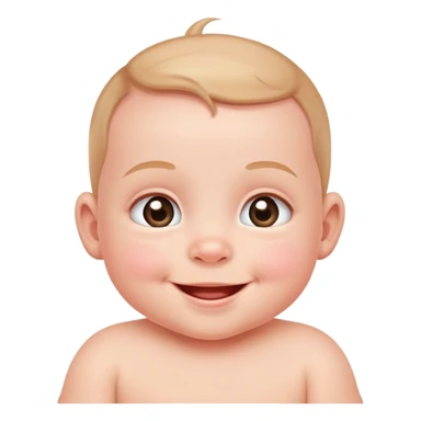 Baby smiling  sticker