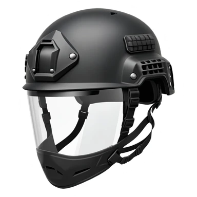 tactical helmet with visor inspired by Killa sticker
