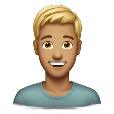 A young man with grillz  sticker