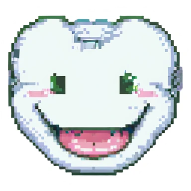 wide smile missing one tooth sticker